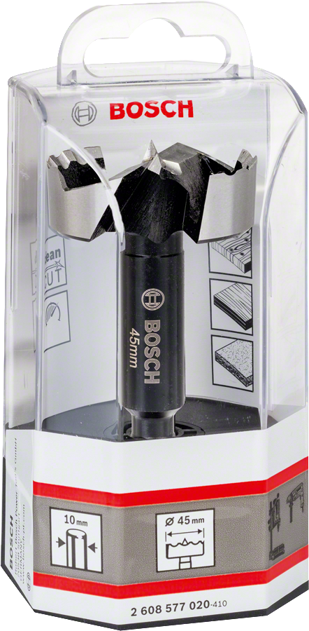 Bosch Forstnerbohrer 8/10 mm Schaft Ø 10 - 50 mm wählbar