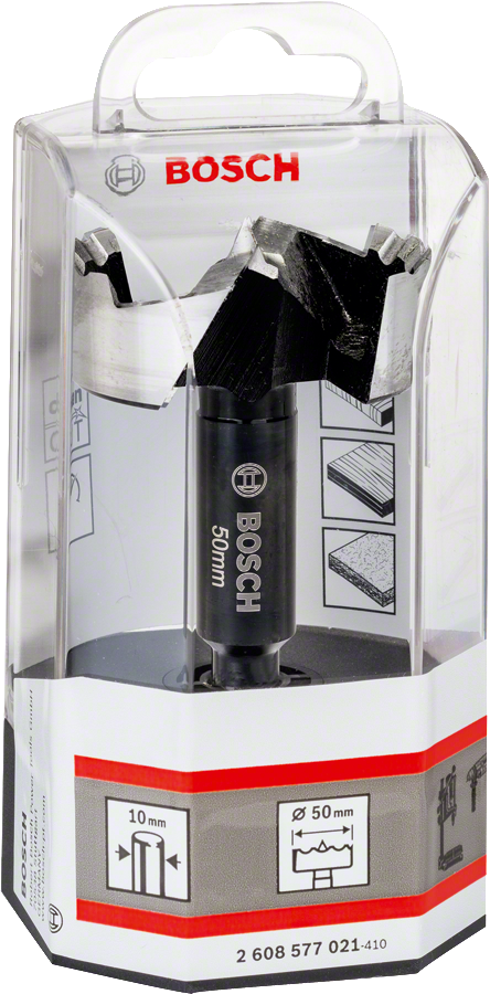 Bosch Forstnerbohrer 8/10 mm Schaft Ø 10 - 50 mm wählbar