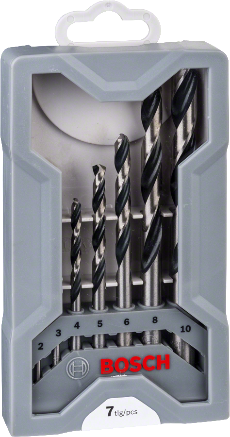 Bosch PointTeQ HSS-Spiralbohrer-Set Mini-X-Line Ø 2/3/4/5/6/8/10 mm 7 tlg.