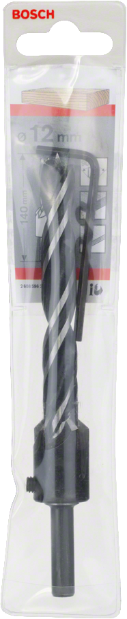 Bosch Holzspiralbohrer mit Senker / Sechskant-Stiftschlüssel Ø 3 - 12 mm