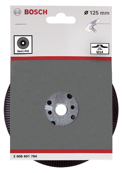 Bosch Stützteller / Schleifplatte M14 Ø 125 mm hart glasfaserverstärkt