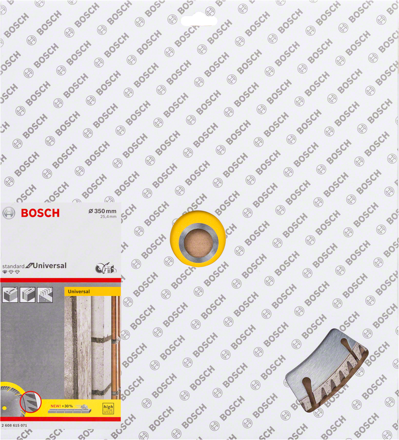 Bosch Professional Diamanttrennscheibe Standard for Universal Ø 350x25.4 mm für Beton und Mauerwerk