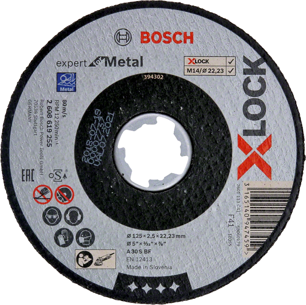 Bosch Professional X-Lock Trennscheibe Expert for Metal Ø 125 mm