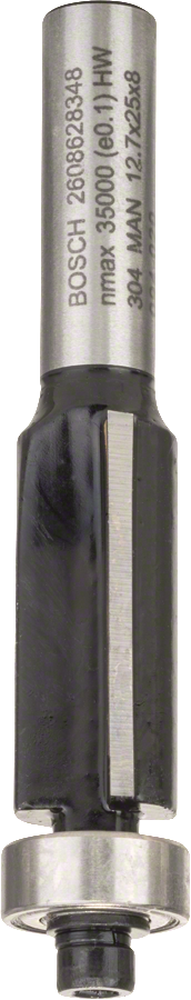 Bosch Professional Laminat-Bündigfräser, 8 mm, D1 12,7 mm, L 25,4 mm, G 68 mm