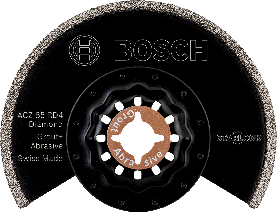 Bosch Professional Expert Grout Segmentsägeblatt Diamand ACZ 85 RD4 für Fugenmörtel und Fliesen