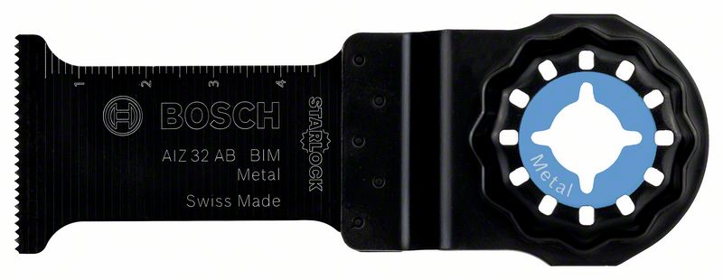Bosch Professional BIM Tauchsägeblatt AIZ 32 AB Metal Starlock ideal für ungehärtetes Metall 5Stück