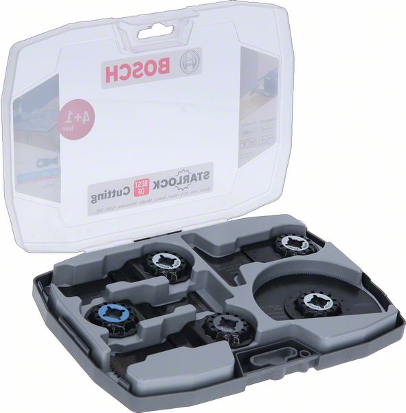 Bosch Starlock-Set Best of Cutting Wood and Metal AIZ / ACZ / AII für Spezialanwendungen mit Holz und Metall in Box 5 tlg.