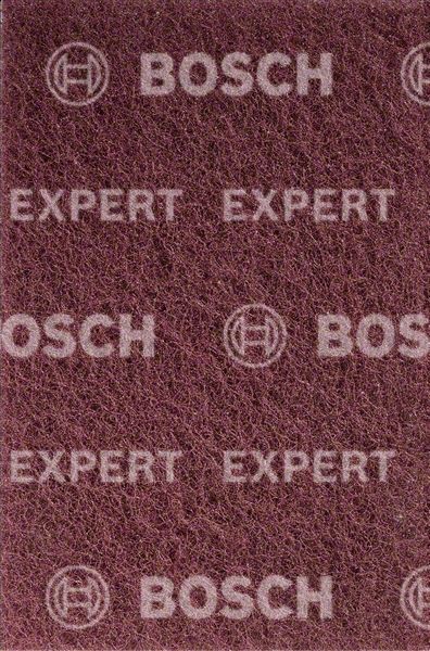 Bosch Expert Reinigungsvlies Mittleres AIOx (Kastanienbraun) N880 zum Handschleifen 152 x 229 mm für Metallbearbeitung