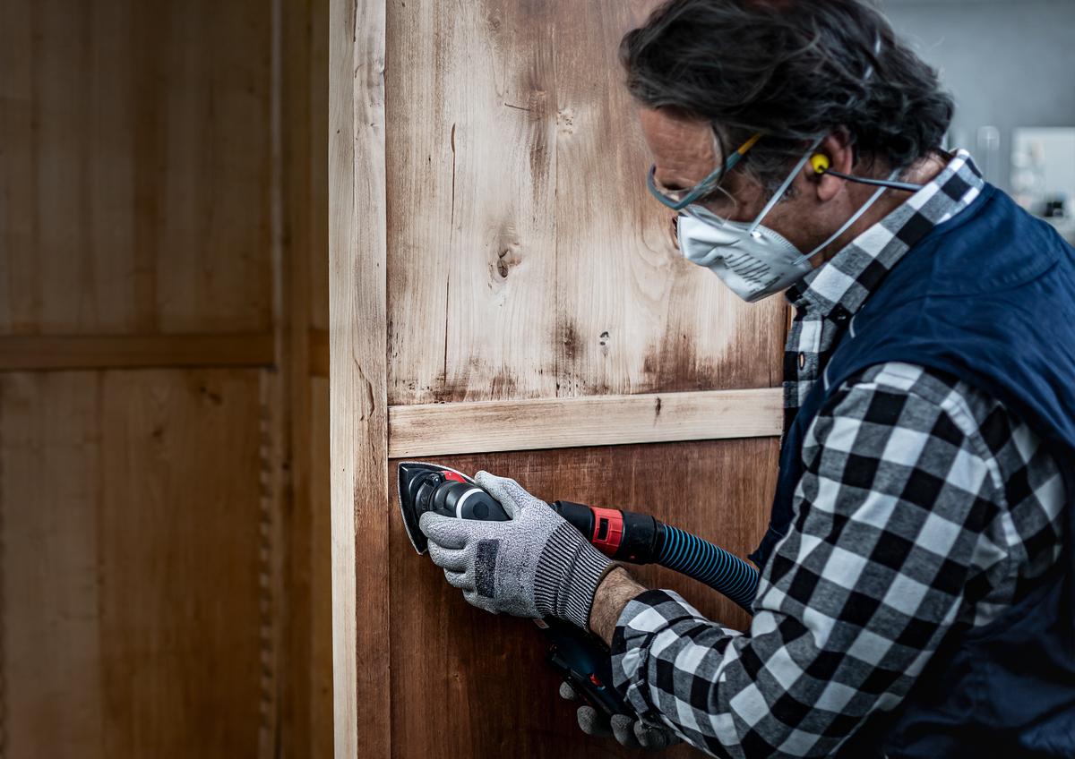 Bosch Expert Schleifpapier C470 für Deltaschleifer 93x93 mm mit Klett K 40/60/80/100/120/180/240/320/400