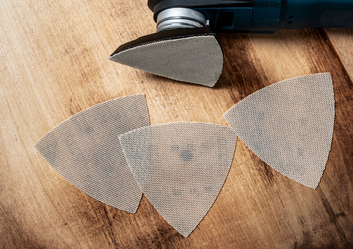 Bosch Expert Schleifpapier C470 für Deltaschleifer 93x93 mm K 40/60/80/100/120/180/240/320/400