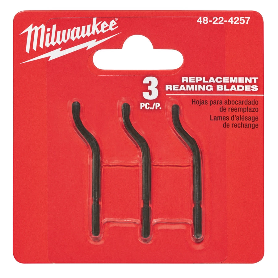 Milwaukee® Ersatzklingen für Stift-Entgrater zum Entgraten von Kupfer- und Kunststoffrohren 3Stück