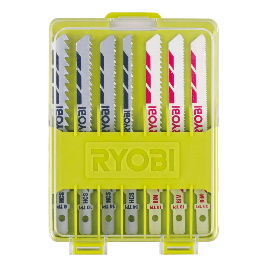 RYOBI RAK10JSB Stichsägeblatt-Set für Metall und Kunststoff 10tlg