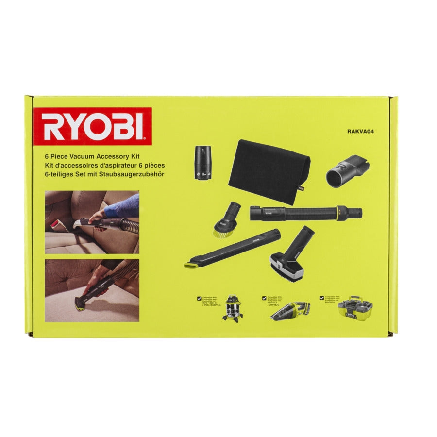 RYOBI RAKVA04 Bodenpflegeset für Ryobi Hand- und Bodensauger 6 tlg.