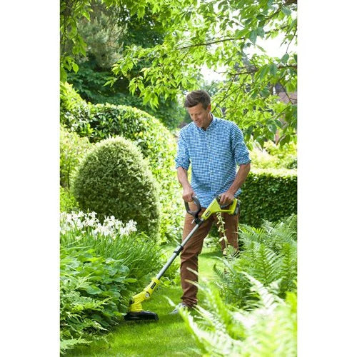 RYOBI OLT1832 Akku-Rasentrimmer 25-30 cm Schnittbreite ohne Akku/Lader + 2x RAC124 Spule