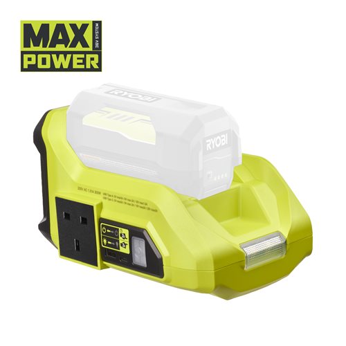 RYOBI RY36BI300A-0 MAX POWER Akku-Wechselrichter 300 W ohne Akku/Lader im Karton
