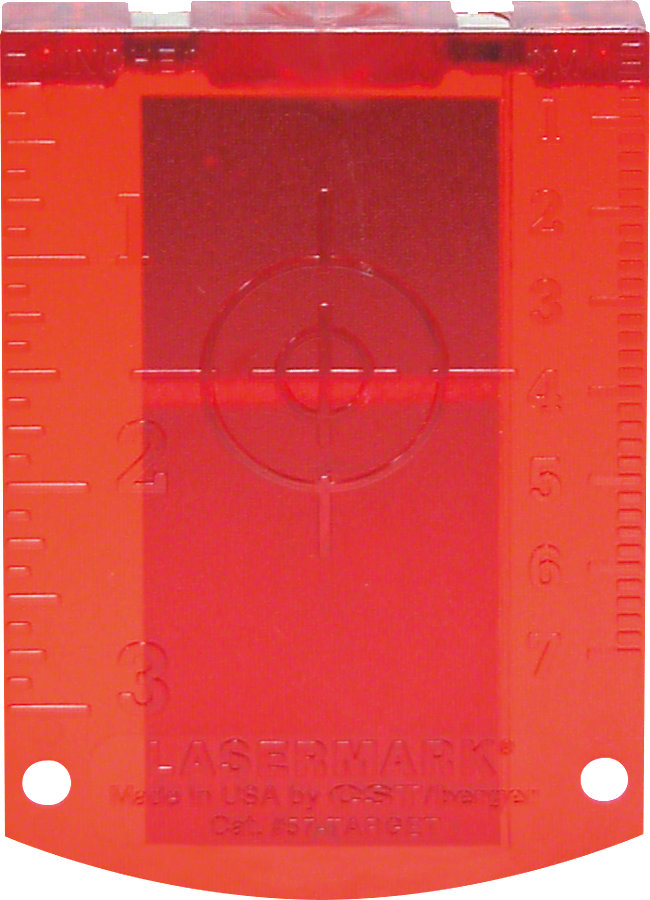 Bosch Professional Laser-Zieltafel rot für GRL 400 H / GRL 300 HV Professional
