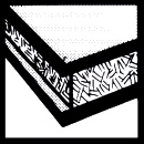 Beschichtete Spanplatten