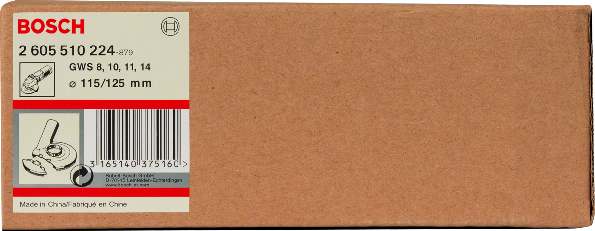 Bosch Professional Absaughaube mit Bürstenkranz 115/125 mm zum schleifen von Farben, Lacken, Kunststoffen und Holz