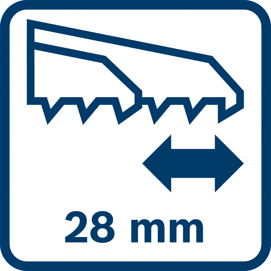 Bosch Professional GSA 18V-28 Akku-Säbelsäge 28 mm BITURBO ohne Akku/Lader in L-Boxx 238 (06016C0001)