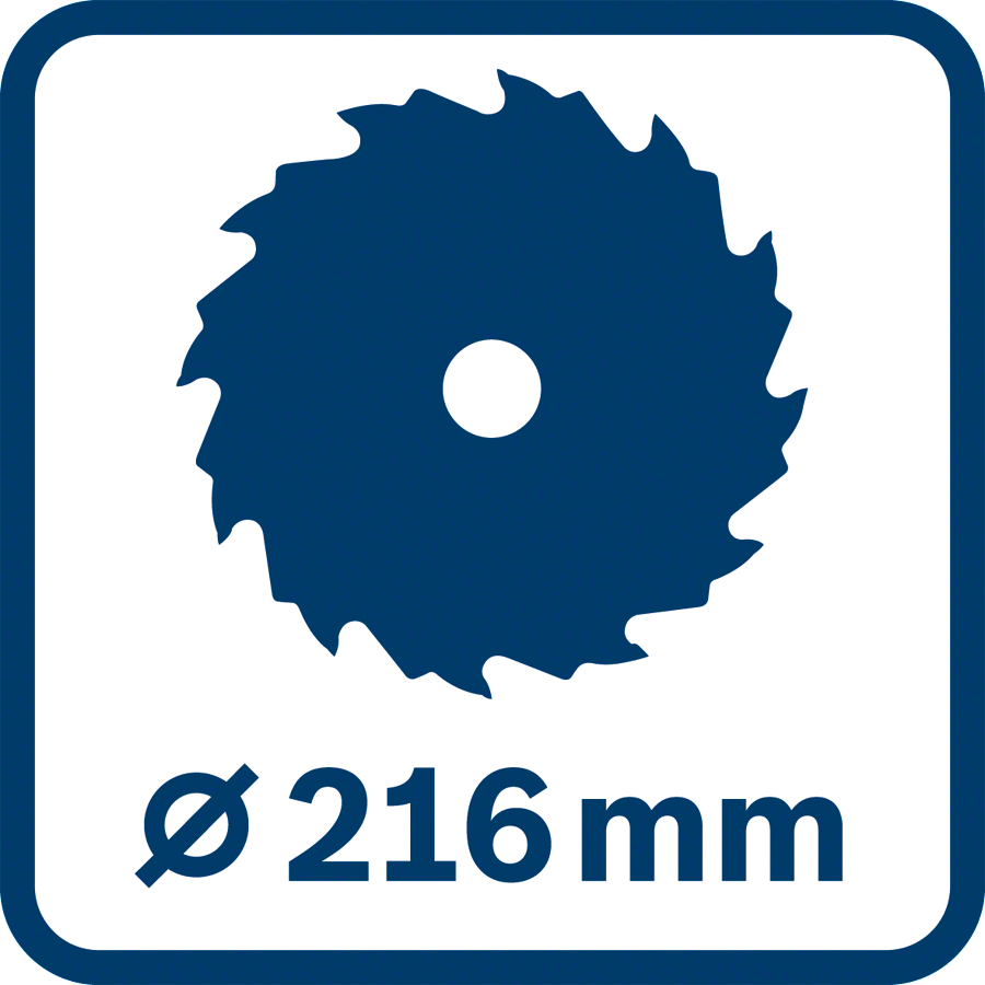 Bosch Professional GCM 18V-216 Akku-Kapp- und Gehrungssäge BITURBO ohne Akku/Lader (0601B41000)