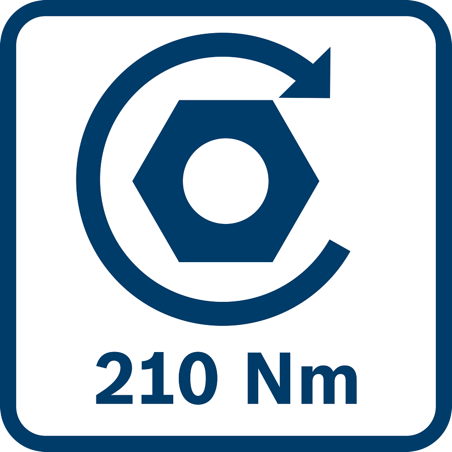 Anziehmoment 210 Nm