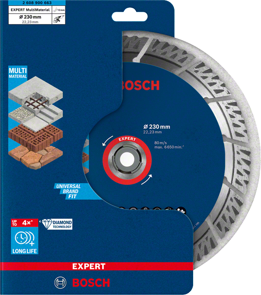 Bosch Expert Diamanttrennscheibe MultiMaterial Ø 230x22.23 mm (2608900663)