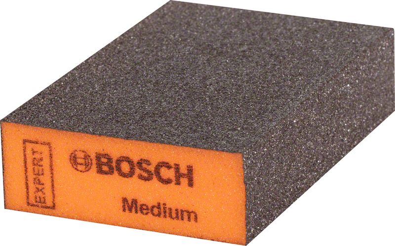 Bosch Expert Schaumstoff-Schleifschwamm S471 97 x 69 x 26 mm, Medium (2608901177)