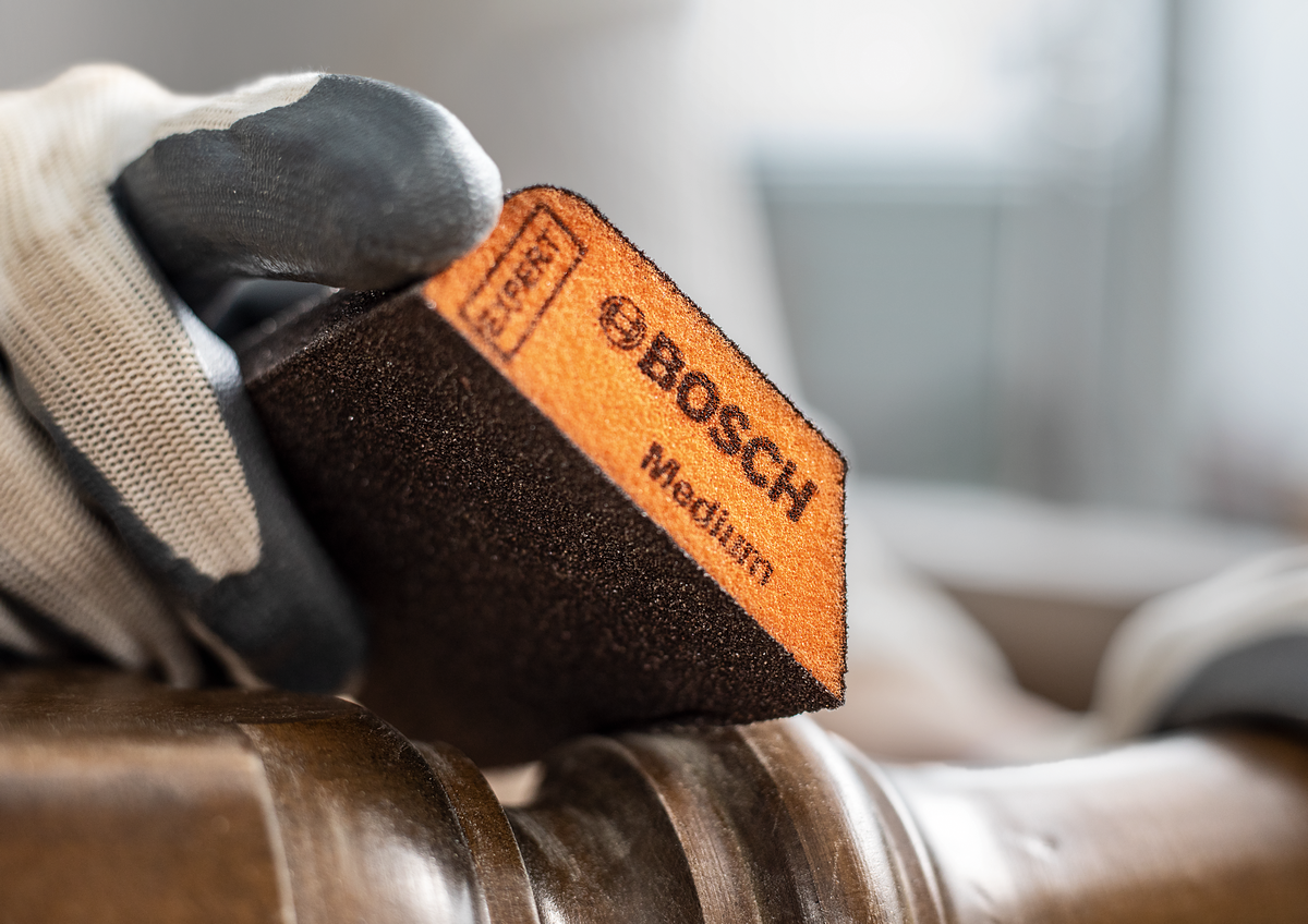 Bosch Expert Schaumstoff-Schleifschwamm S471 97 x 69 x 26 mm, Medium