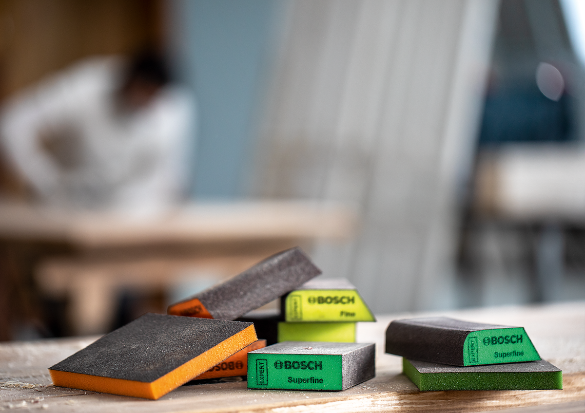 Bosch Expert Schaumstoff-Schleifschwamm S471 97x69x26 mm, superfein (2608901179)