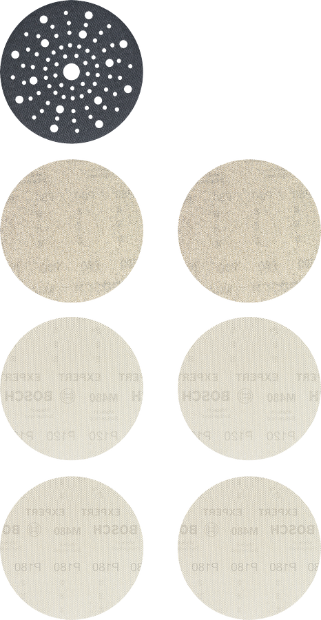 Bosch Expert Schleifnetzscheiben Set 150 mm 7 tlg. 2608901203