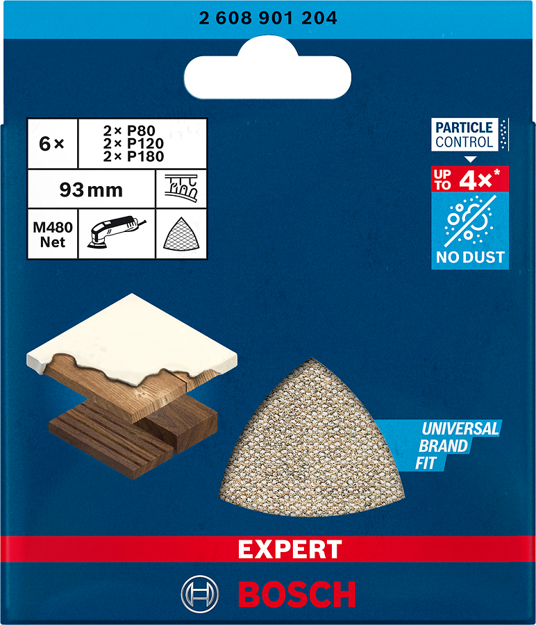 Bosch Expert Schleifnetzscheiben Set 93 mm (2608901204)