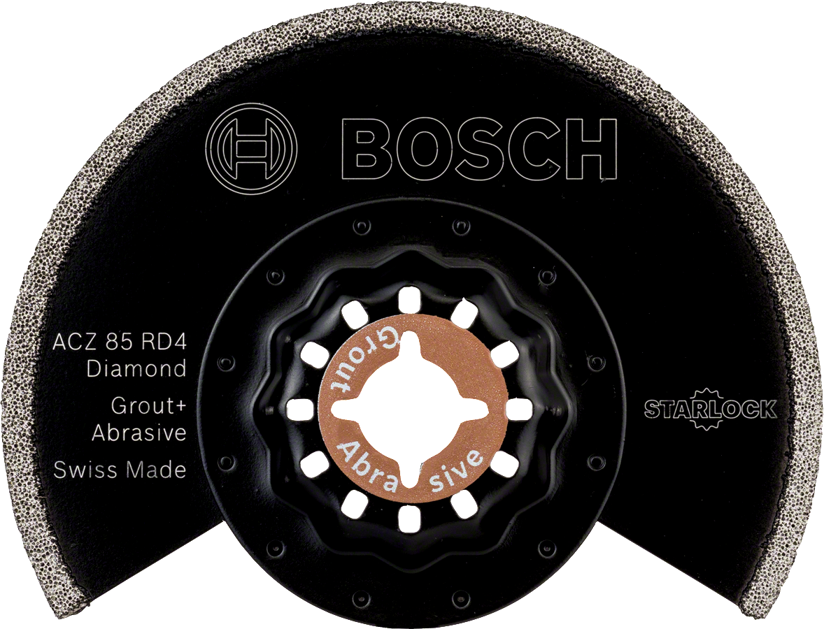Bosch Expert Starlock Expert Grout Segmentsägeblatt Diamand ACZ 85 RD4 für Fugenmörtel und Fliesen