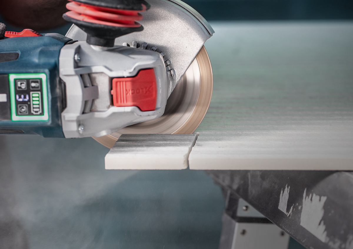 Bosch Expert X-Lock Diamanttrennscheiben HardCeramic Ø 125x22.23 fuer Schnitte in Keramik (2608900658)