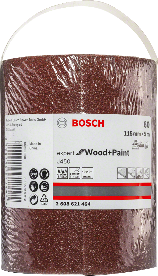 Bosch Expert for Wood and Paint Schleifrolle J450 115 mm x 5 m K60