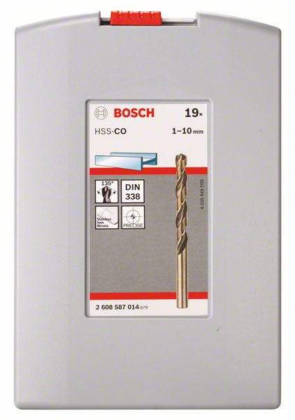 Bosch HSS-Co Metallbohrer-Set ProBox 19 tlg. (2608587014)