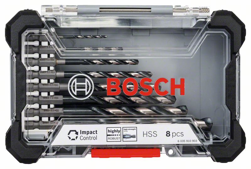 Bosch Impact Control HSS-Bohrer-Set 8 tlg. (2608577146)