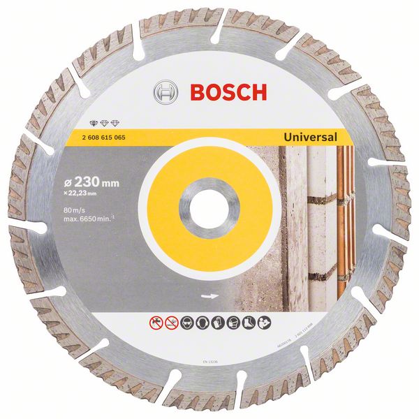 Bosch Pro Diamanttrennscheibe MultiMaterial Diamant Ø 230x22.23 mm (2608615065)