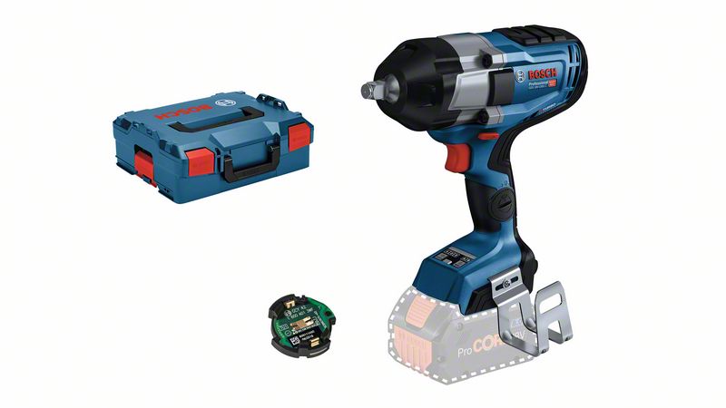 Bosch Professional GDS 18V-1000 C Akku-Drehschlagschrauber 1000 Nm BITURBO ohne Akku/Lader in L-Boxx