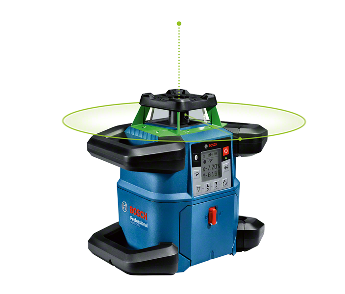 Bosch Professional GRL 650 CHVG Rotationslaser 1x Akku und Lader in Handwerkerkoffer (0601061V00)
