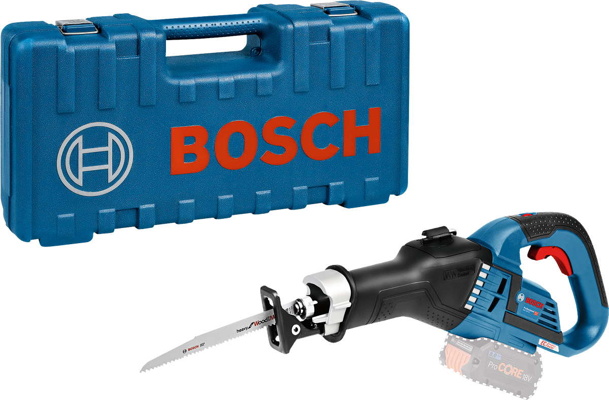Bosch Professional GSA 18 V-32 Akku-Säbelsäge inkl. 1x Säbelsägeblatt 32 mm Hublänge bürstenlos ohne Akku/Lader im Handwerkerkoffer (06016A8109)