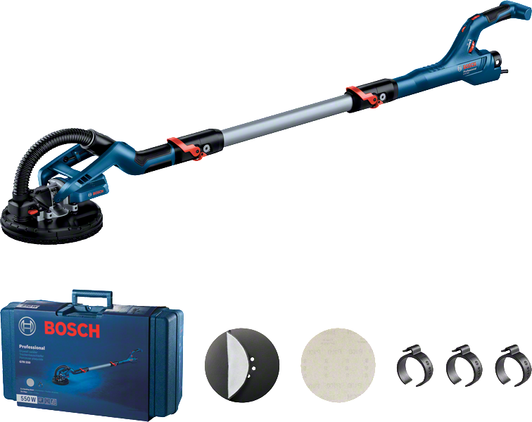Bosch Professional GTR 55-225 Trockenbauschleifer Ø 225 mm im Handwerkerkoffer (06017D4000)