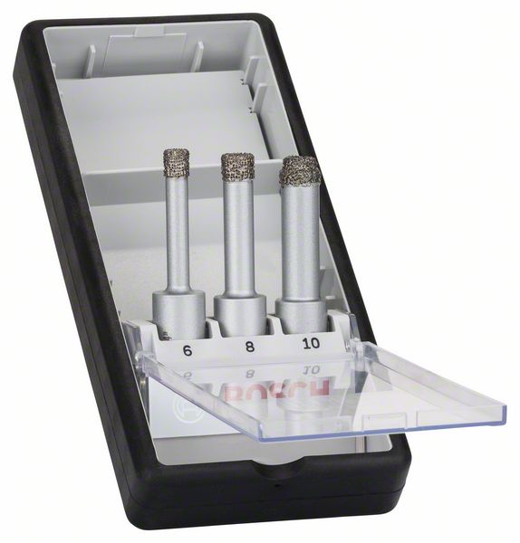 Bosch Professional Robust Line Diamanttrockenbohrer Set EasyDry Best for Ceramic 3 tlg. (2608587145)