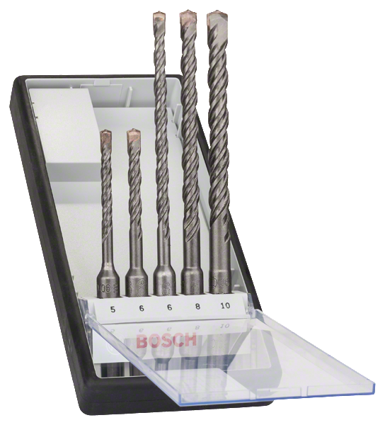Bosch SDS-plus-5 Hammerbohrer Robust Line Ø 5/6/6/8/10 mm 5 tlg. (2607019927)