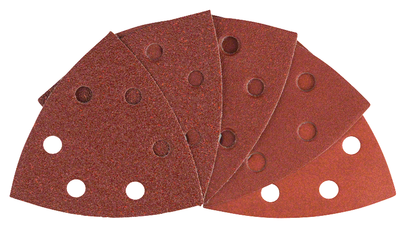 Bosch Schleifpapier-Set C430 BfWP Klett für Multifunktionswerkzeuge und Deltaschleifer 93 mm K 60/80/120/180/240 10tlg