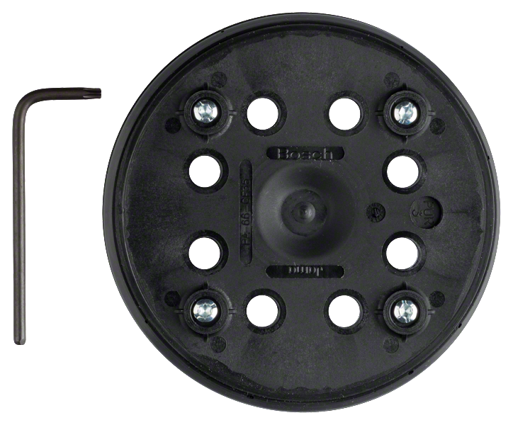 Bosch Schleifteller mittelhart mit Klett Ø 125 mm für Exzenterschleifer PEX 270 A / PEX 270 AE