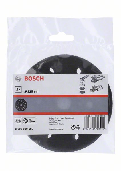 Bosch Schleiftellerschoner / Zwischenscheibe Ø 125 mm 2 Stk. (2608000689)