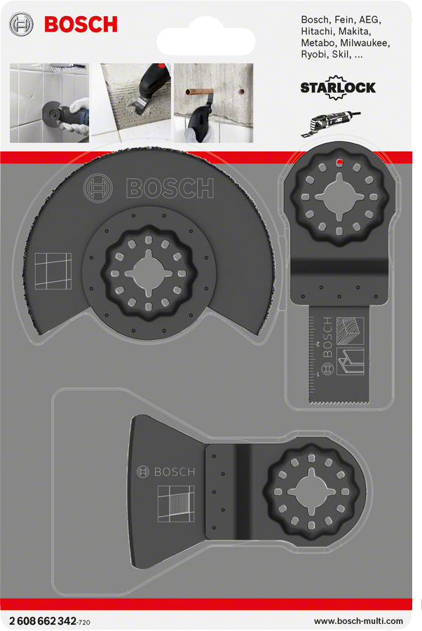Bosch Starlock Fliesen-Basis-Set AIZ / ATZ / ACZ (2608662342)