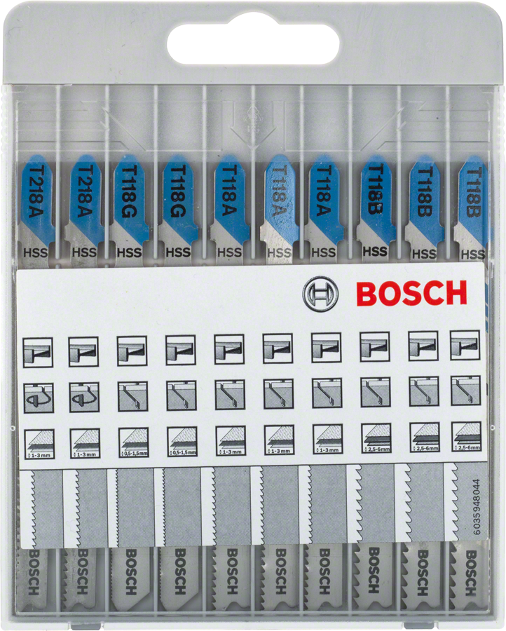Bosch Stichsägeblatt-Set X-Pro Basic for Metal 10 tlg. (2607010631)