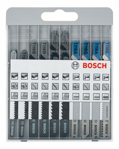 Bosch Stichsägeblatt-Set X-Pro Basic for Wood and Metal 10 tlg. (2607010630)
