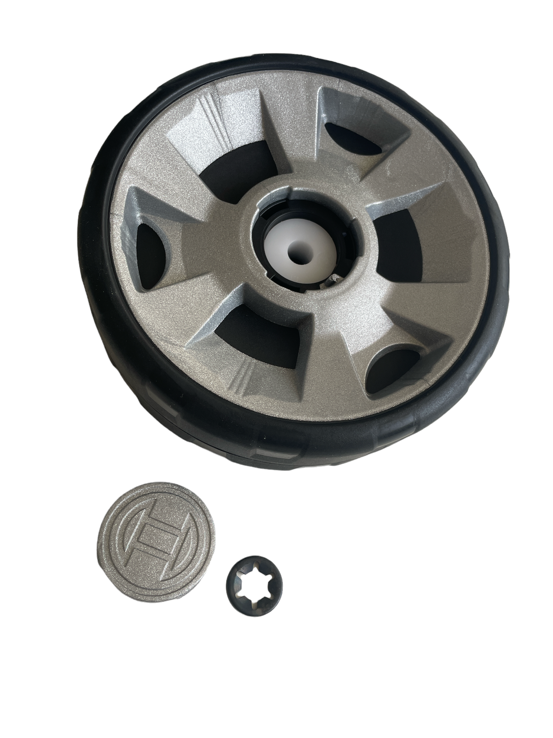 Bosch Vorderrad / Ersatzrad Komplettrad für Rasenmäher Rotak / AdvancedRotak / UniversalRotak